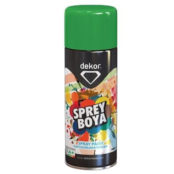 Dekor Akrilik Efektli Sprey Yeşil 400 ML RAL 6016 ürün görseli 1