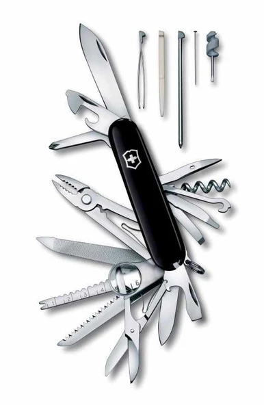 Victorinox SwissChamp 1.6795.3 Siyah İsviçre Çakısı 91mm 33F ürün görseli 1