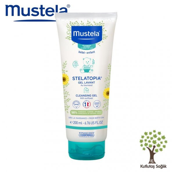 Mustela Stelatopia Cleansing Gel 200 ml ürün görseli 1