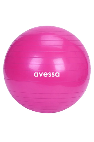 Avessa 65 Cm Pilates Topu Poşet Ambalaj BPT-65 Pembe ürün görseli 1