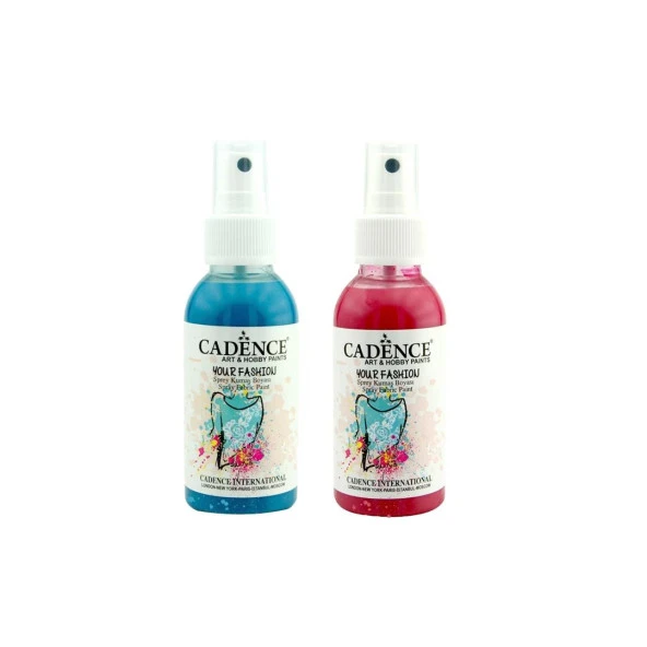 CADENCE SPREY KUMAŞ BOYASI 100ML 2Lİ SET ürün görseli 1