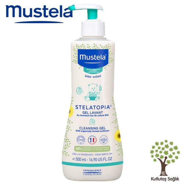 Mustela Stelatopia Cleansing Gel 500 ml ürün görseli 1