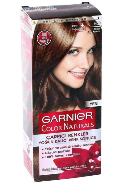 Garnier Çarpıcı Renkler 6.0 Yoğun Koyu Kumral ürün görseli 1