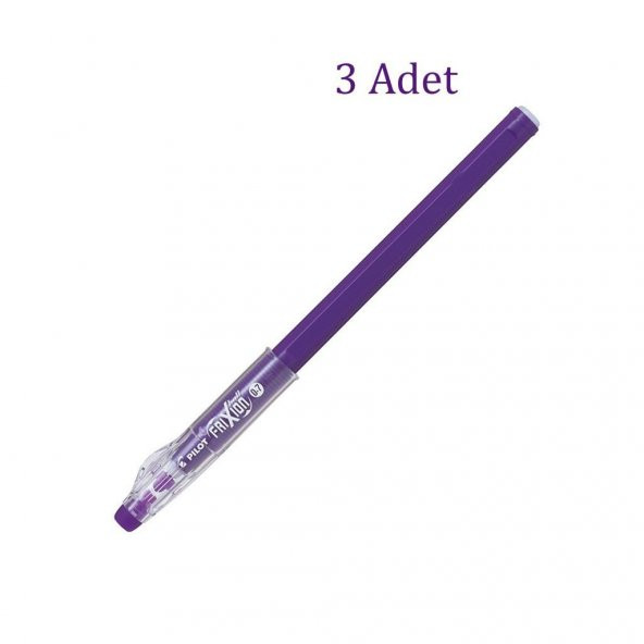 Pilot Frixion Ball Stick Roller Silinebilir Jel Kalem 0.7 mm Mor F12-V 3 Adet ürün görseli 1