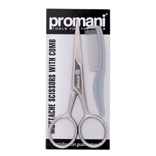 Promani Bıyık Makası + Tarak PR741 ürün görseli 1