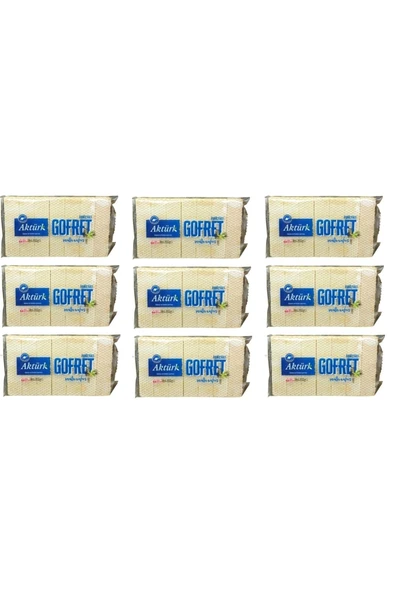 Aktürk Vanilyalı Gofret 300 Gr 9 Adet ürün görseli 1