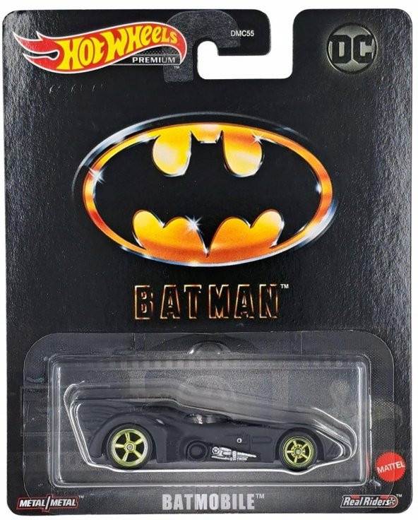 Hot Wheels Premium Gösteri Dünyası Araçları Batmobile DMC55 HKC22 ürün görseli 1