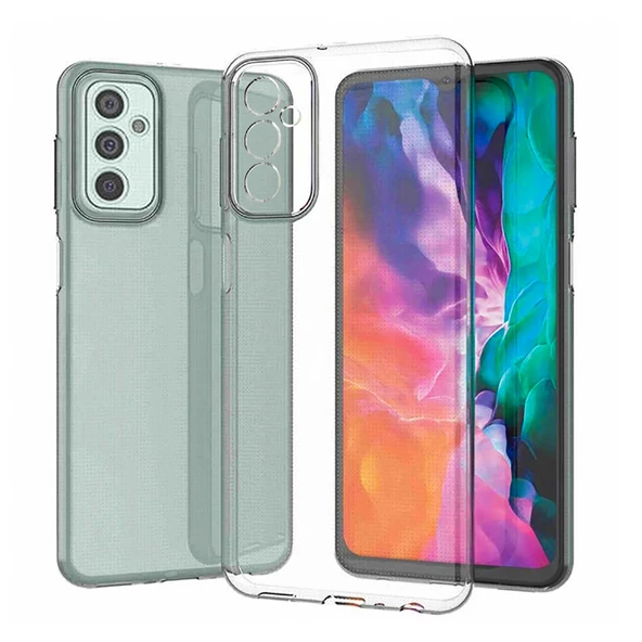 FitCase Samsung Galaxy A04s Kılıf Kamera Korumalı Silikon Şeffaf Arka Kapak ürün görseli 1