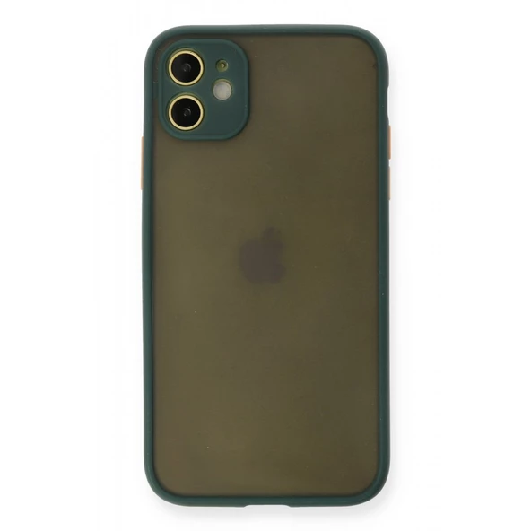 FitCase iPhone 12 Kılıf Montrea Silikon Arka Kapak - Resim 6