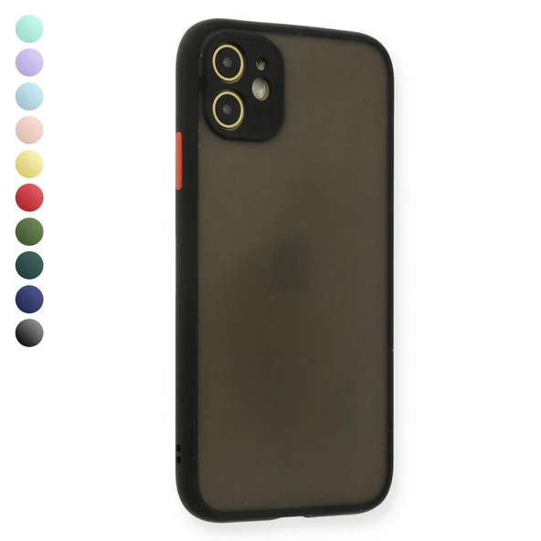 FitCase iPhone 12 Kılıf Montrea Silikon Arka Kapak ürün görseli 1