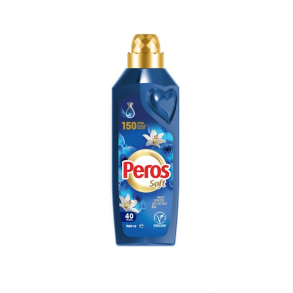 Peros Soft Konsantre Yumuşatıcı Mavi Orkide ve Lilyum 960 ml 40 Yıkama ürün görseli 1