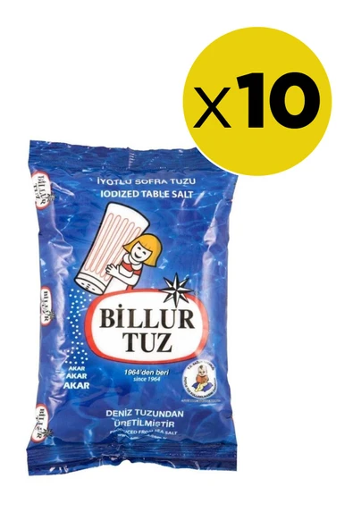 Billur Tuz Iyotlu 750 gr x 10 Adet ürün görseli 1