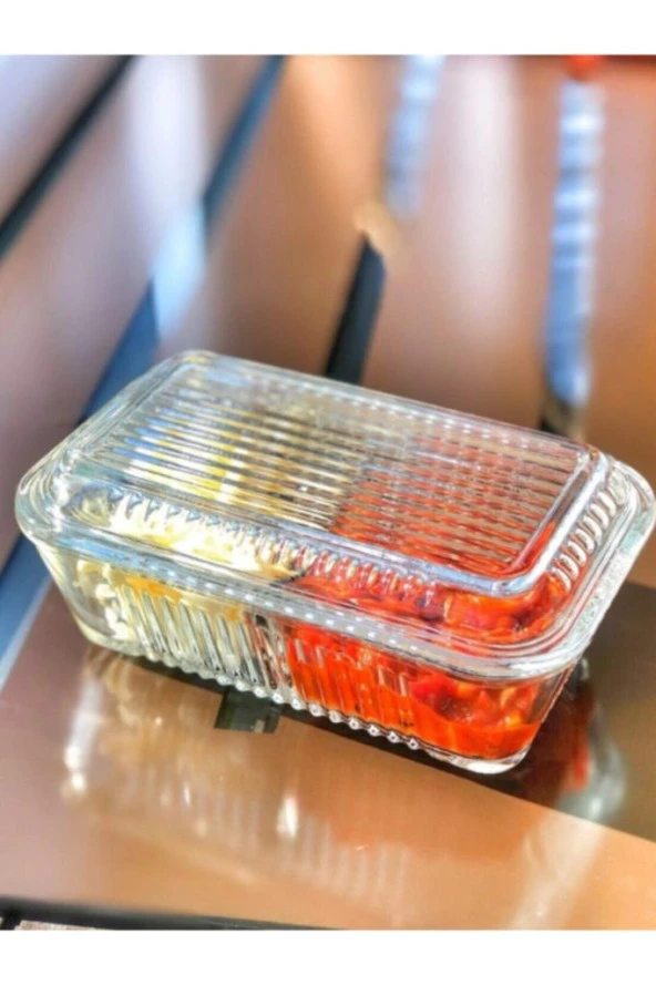 Bölmeli Frigo Tereyağlık Reçellik Kahvaltı Kapı 2 Adet ürün görseli 1