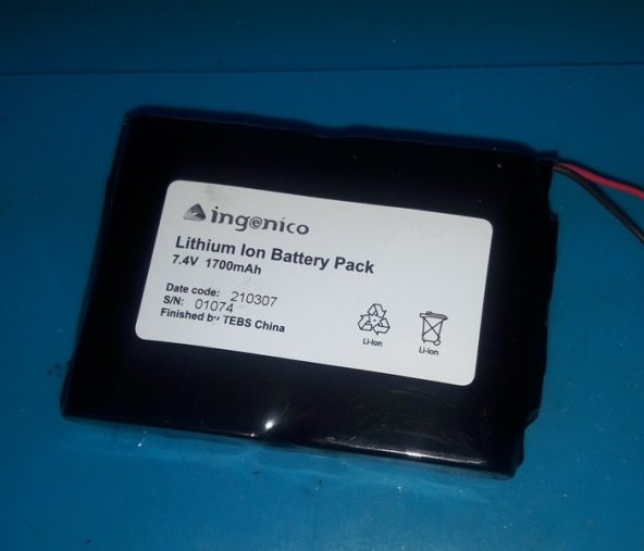 Li-Ion 7.4V 1700mAh BMS Devreli Batarya Şarjlı Pil - Resim 3