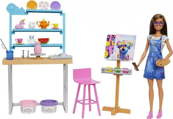 Barbienin Sanat Atölyesi HCM85 ürün görseli 1