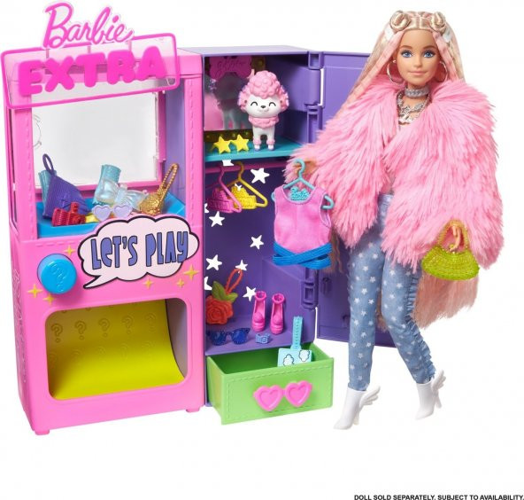Barbie Extra Kıyafet Otomatı Oyun Seti HFG75 ürün görseli 1