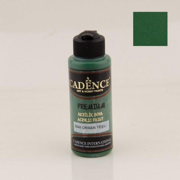 Cadence Akrilik Boya 250ML 9048 Orman Yeşili Ahşap Boyası ürün görseli 1