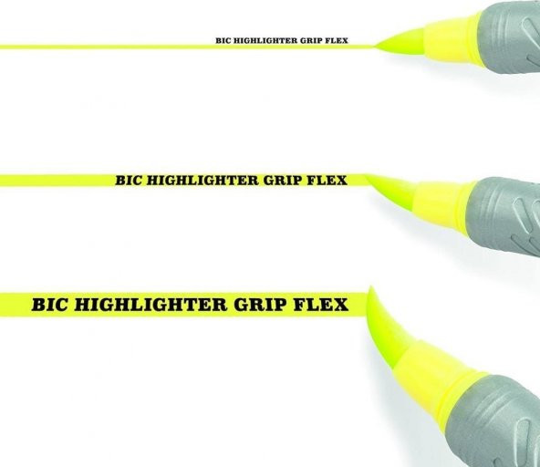 Bic Highlighter Flex Fosforlu Kalem 4 Renk - Resim 5