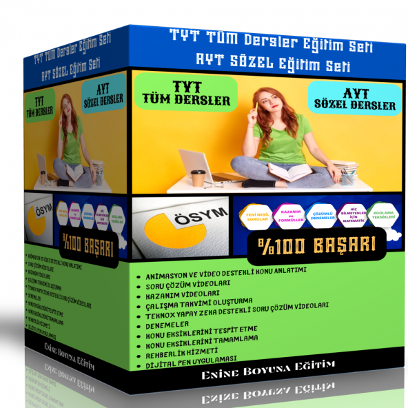 TYT Tüm Dersler - AYT Sözel Eğitim Seti Dijital-Online ürün görseli 1