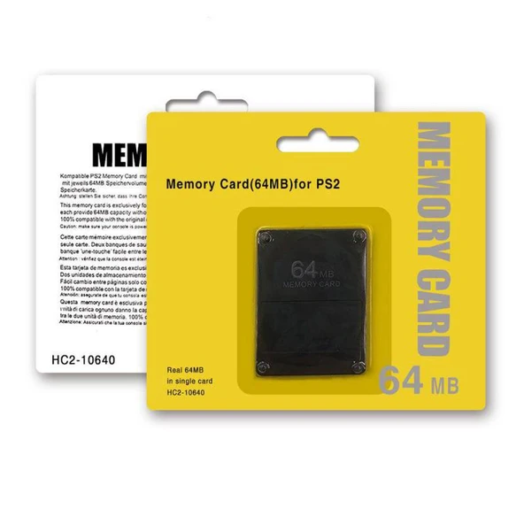 Playstation 2 Memory Card 64MB PS2 Hafıza Kartı PS2 Memory Card ürün görseli 1