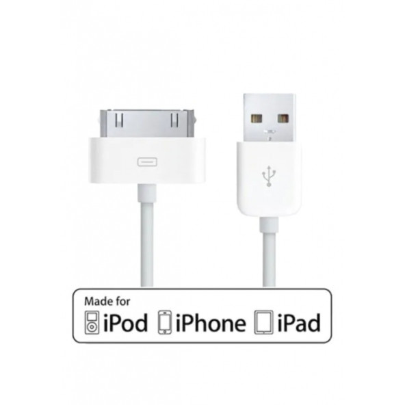 Iphone 4 iPhone 4S iPod 1 ipod 2 şarj Kablosu Data Kablo 30 pin ürün görseli 1