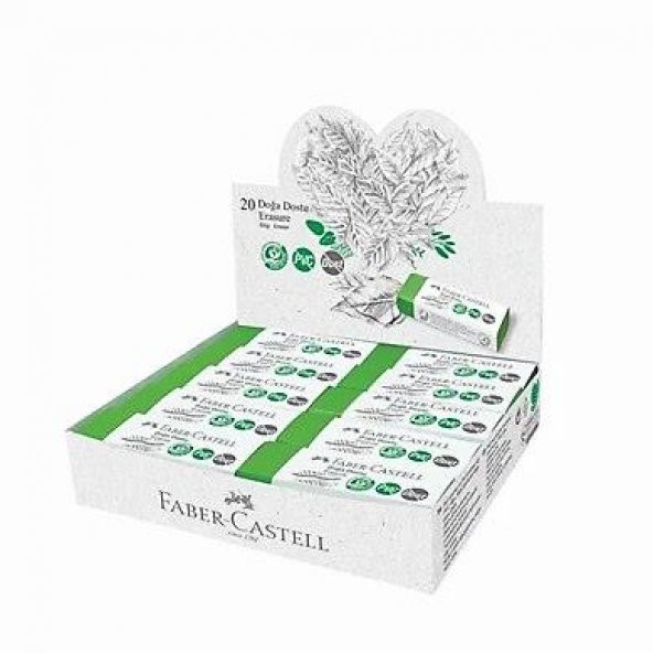 FABER DOGA DOSTU SILGI DUSTFREE PVCFREE 20LI KUTU ürün görseli 1