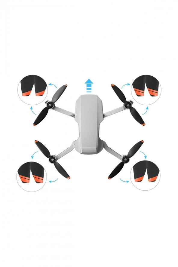 DJI Mavic Mini Se / Mini 2 Düşük Gürültülü Pervane 4lü - Resim 2