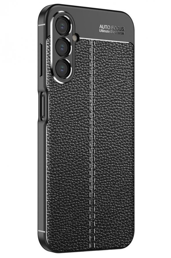 Galaxy A34 Kılıf Deri Desenli Kamera Korumalı Silikon ürün görseli 1