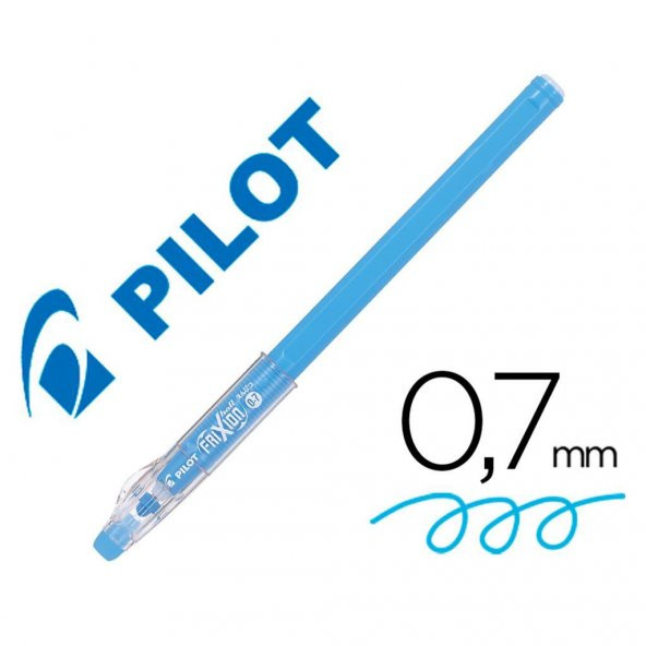 Pilot Frixion Ball Stick Roller Silinebilir Jel Kalem 0.7 mm Turkuaz F16-LB 12 Adet ürün görseli 1