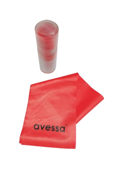 Avessa Tüpte Pilates Lastiği PB-50 KIRMIZI 50 mm ürün görseli 1