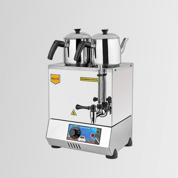 Remta REM.EP02(A) 20 Model Çift Demlikli Elektrikli Çay Ocağı 14 lt (Pleytsiz) - Kahveci Takımı 1500 W ürün görseli 1