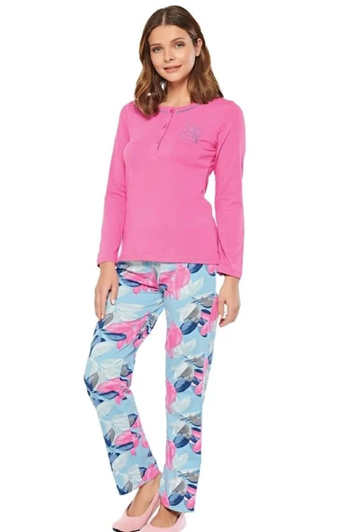 Alperi 79-466 Kadın Uzun Kol Pijama Takım ürün görseli 1