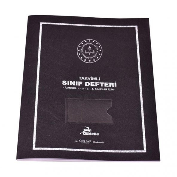 Gülpaş 390 Takvimli Sınıf Defteri Zımbalı Dikişli Plastik Kapak 25 x 35 ürün görseli 1