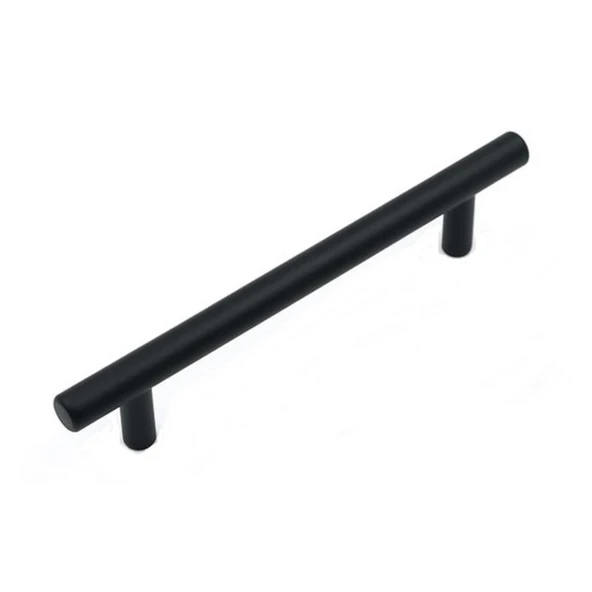 Alüminyum Paslanmaz Mat Siyah 160 mm Mobilya Kulp Çap:12 mm ürün görseli 1
