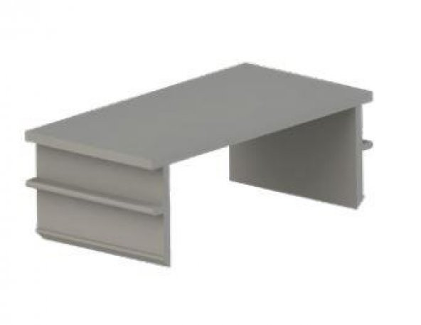 Ne-ad 45x22,5 Aleminyum Kapak Siyah ürün görseli 1