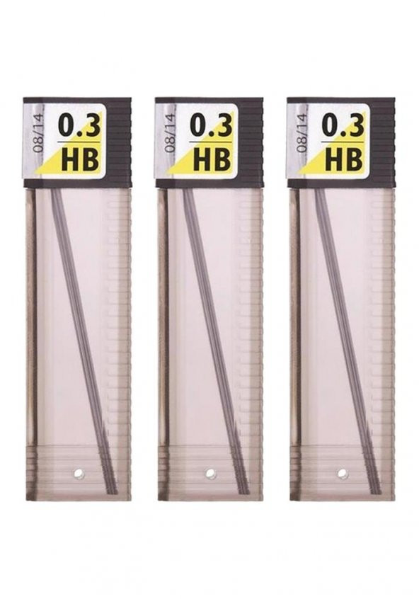 0.3 Kalem Ucu HB 60 mm 3 Paket 0,3 Min Kalem Uç Teknik Kalem Yedeği Mono Tombow HB 60 mm 3 Paket ürün görseli 1
