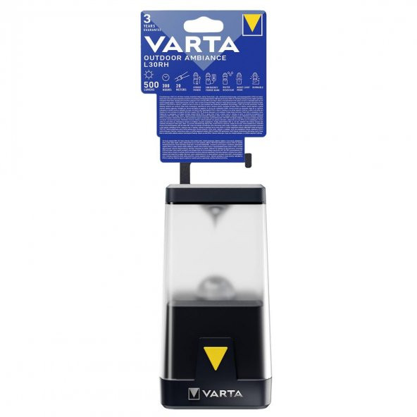 Varta 18666 Outdoor Ambiance L30RH Kamp Lambası ürün görseli 1