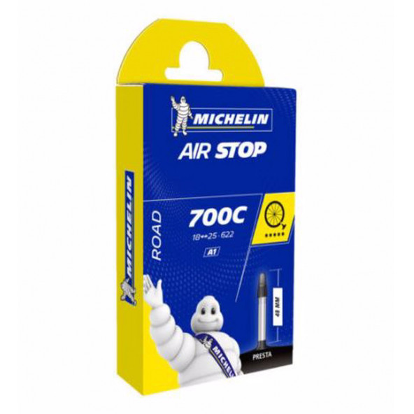 Michelin A1airstop İnce Sibop İç Lastik 700X18-25 48MM (çift 2 adet) ürün görseli 1