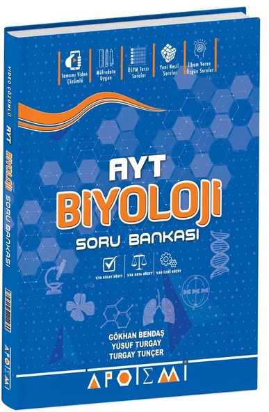 Apotemi Yayınları AYT Biyoloji Soru Bankası ürün görseli 1