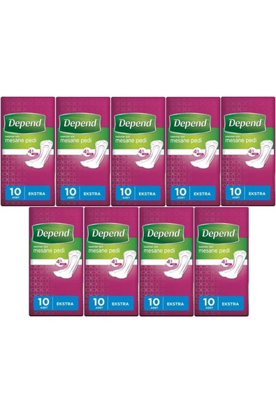Depend Mesane Pedi Kadın Ekstra 90 Adet ürün görseli 1