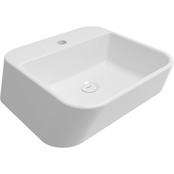 Bocchi Firenze Çanak Lavabo 50x42 cm Parlak Beyaz 1074-001-0126 ürün görseli 1
