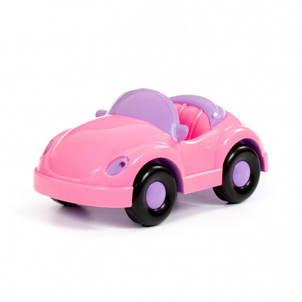 Oyuncak Araba Sevimli Araba Pembe Sürtmeli 25 Cm ürün görseli 1