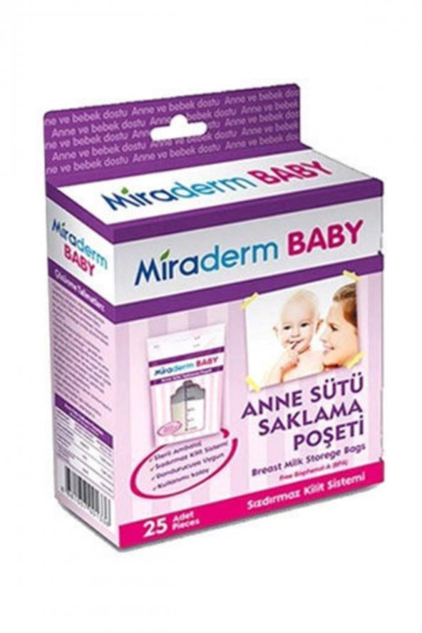 Miraderm Baby Anne Sütü Saklama Poşeti ürün görseli 1