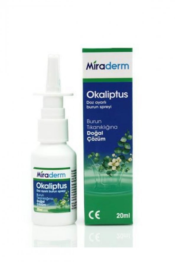 Miraderm Okaliptus Burun Spreyi 20 ml ürün görseli 1