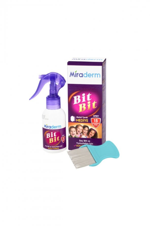 Miraderm 100 Ml Metal Sprey Ve Tarak ürün görseli 1