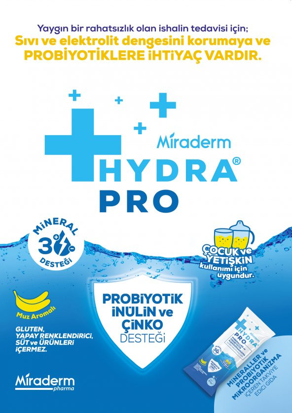 Miraderm HYDRA PRO +ELEKTROLİT MİRADERM - Resim 2