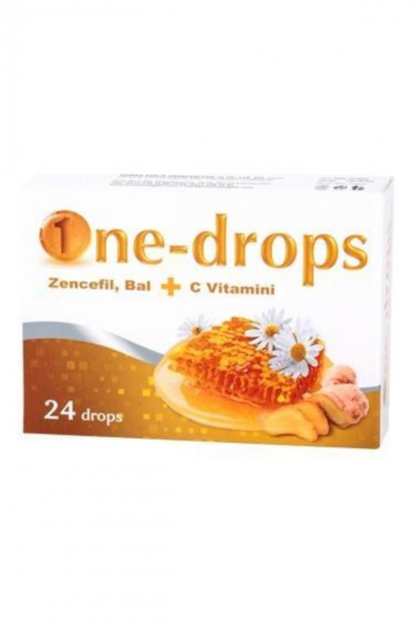 ESMIRA One Drops Zencefil, Bal + C Vitamini 24 Pastil ürün görseli 1