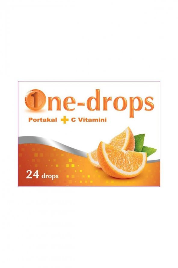 One Drop Only One Drops Portakal C Vitamini 24 Pastil ürün görseli 1