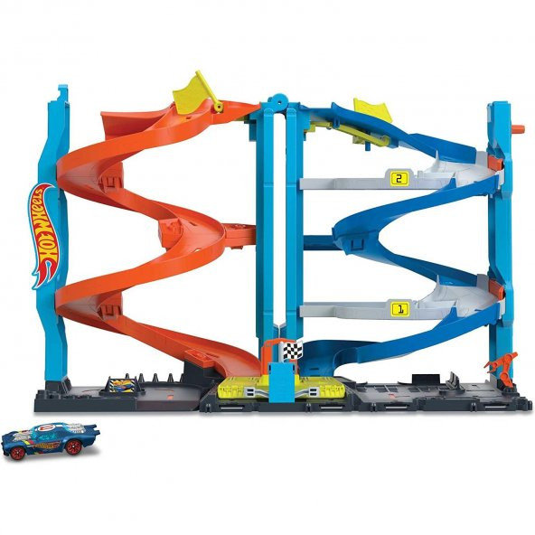 Hot Wheels 2 si 1 Arada Dönüşen Heyecanlı Yarış Kulesi ürün görseli 1