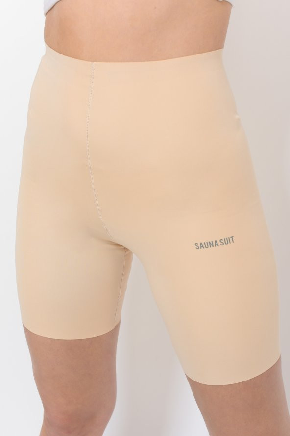 SAUNA SUIT İz Yapmaz Lazer Kesim Yüksel Bel Paçalı Korse Göğüs Altı Beli Kaymaz ürün görseli 1